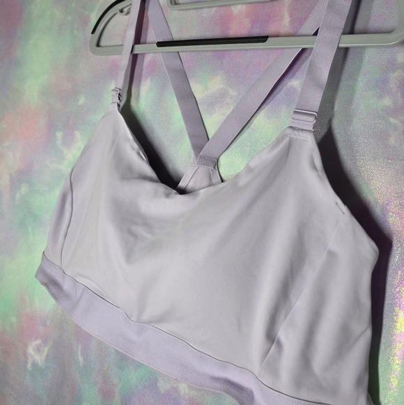 Old Navy Lilac PowerSoft Medium Support Sports Bra Size 2X - Picture 3 of 8